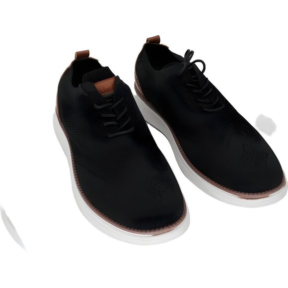 Akademiks Olney Wingtip black/white men's casual sneakers comfort 13M - Picture 1 of 6